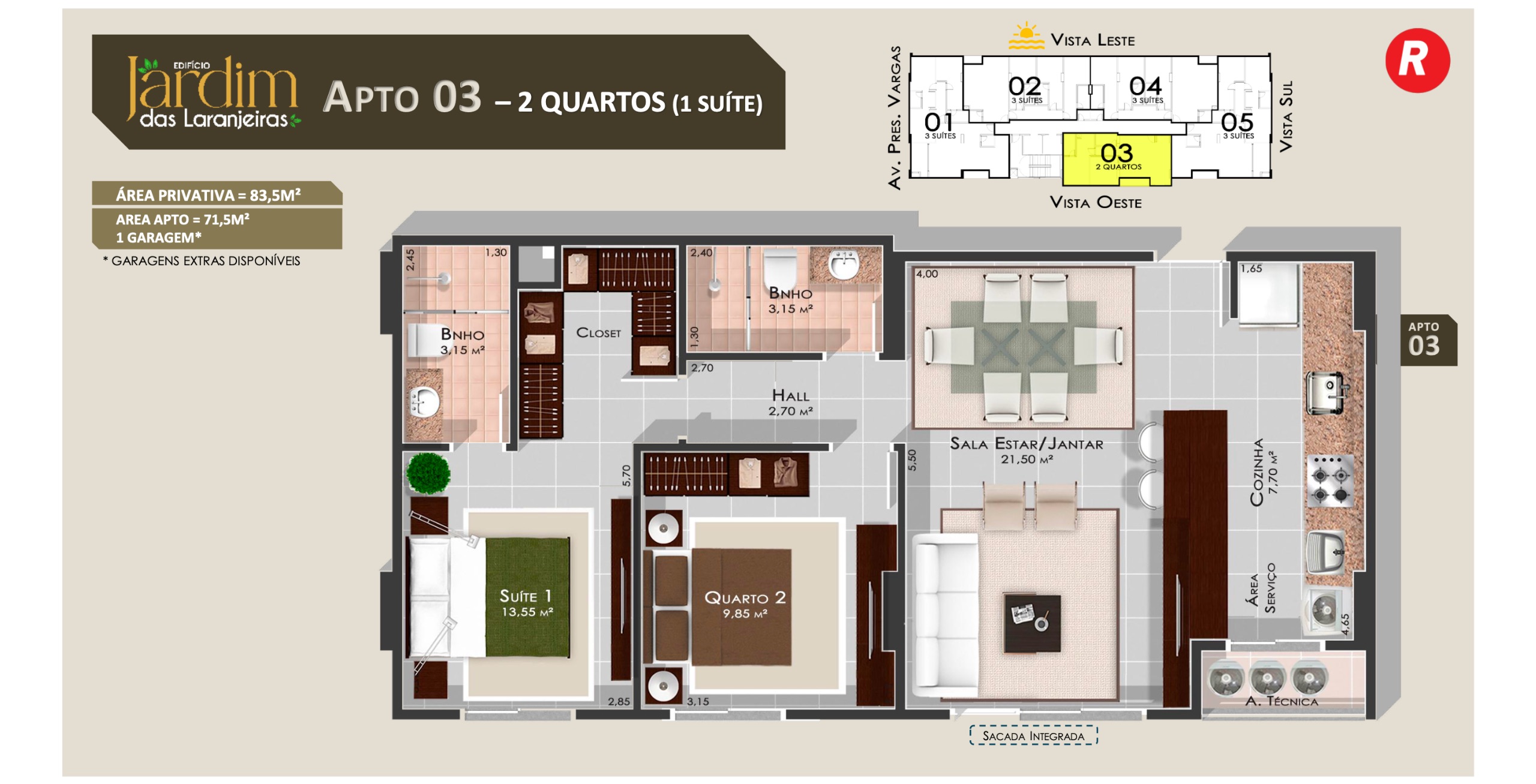 ED JARDIM DAS LARANJEIRAS - APTO 03
